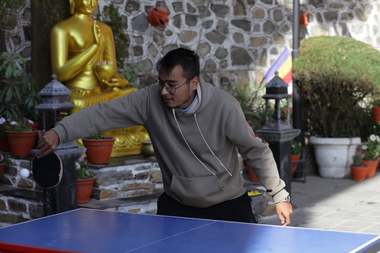 Table tennis break between sprints
